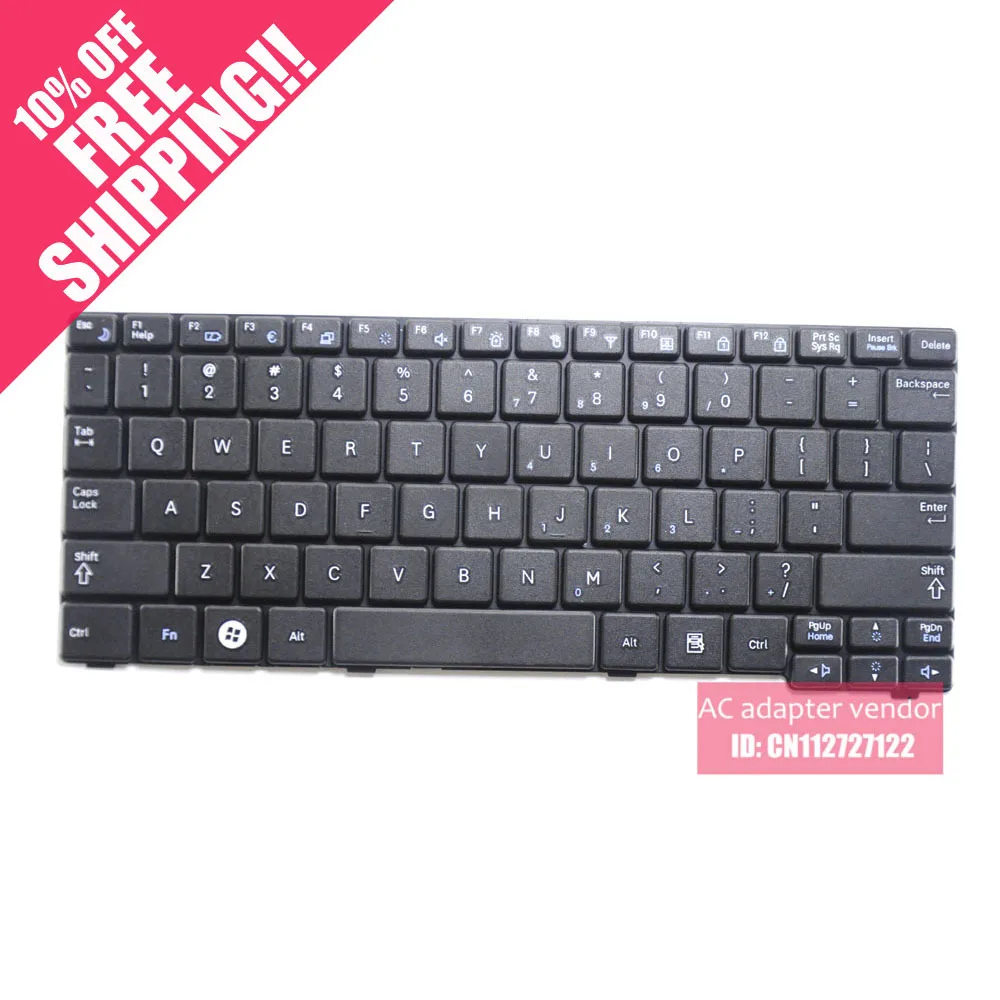 

FOR Samsung NP-N148 keyboard N150 N151 NB20 NB30 N143 N158 N145 Black