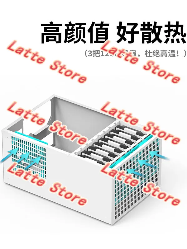 B8 8-disk NAS chassis ATX large power supply MATX full height pcie flying cow AIO non-Sagittarius square L