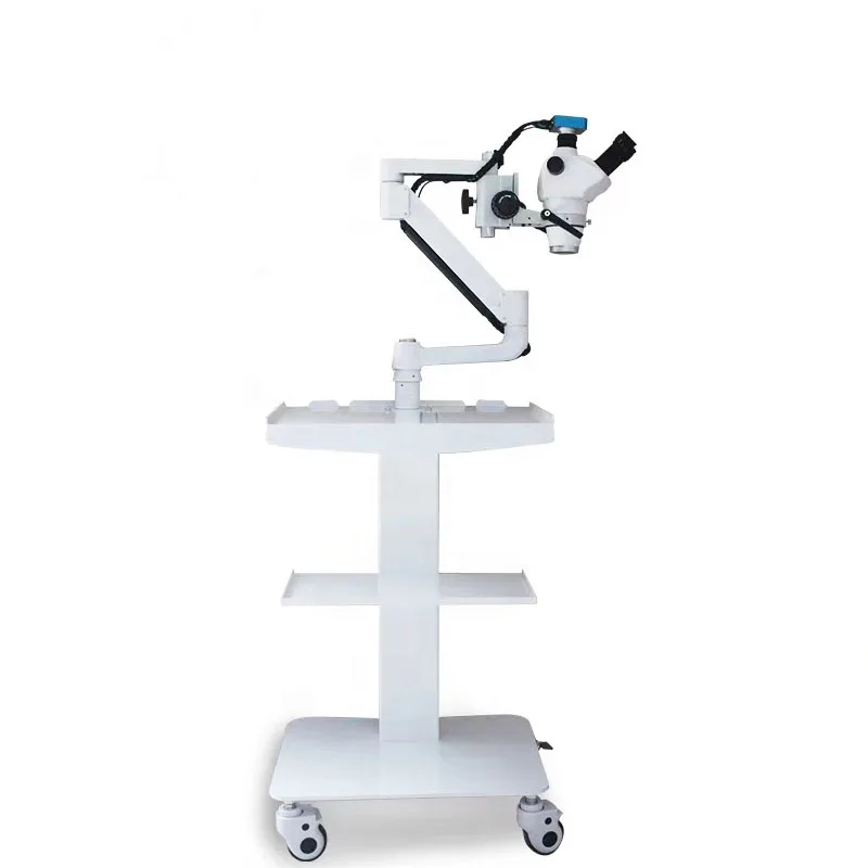 Operating Microscope, Surgical Microscope, Endodontic Microscope with Camera Trolley