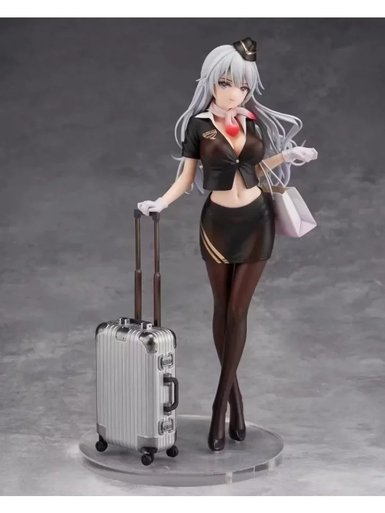 Anime figures' beautiful girl series Stewardess original artwork, stewardess Suhara Shiwen model, decoration, boxed and handmade