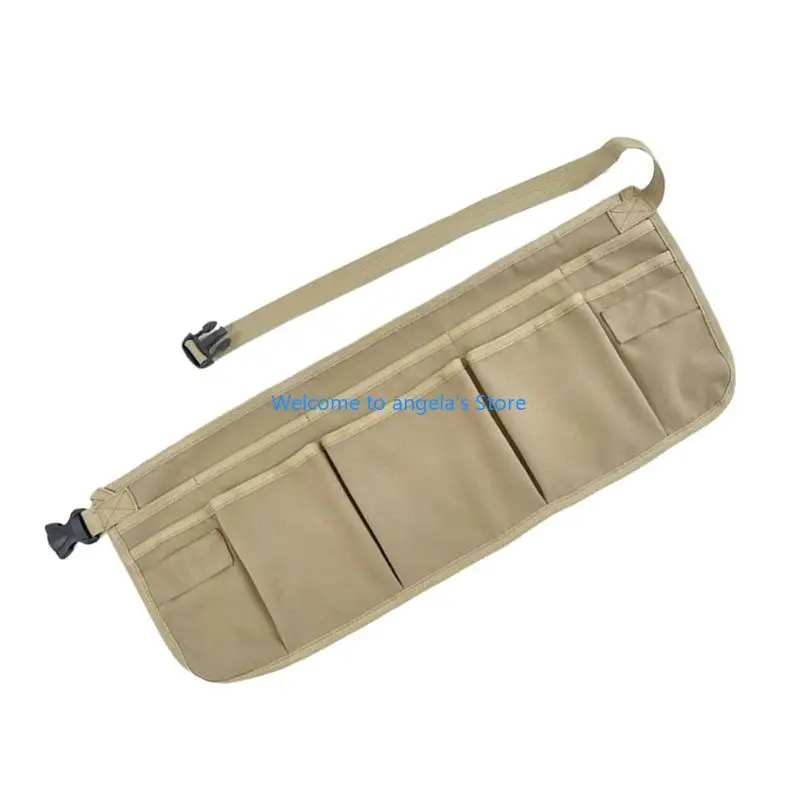 

X4YC Pocket Work Waist Apron Washable Utility Tool Apron for Woodworkers,Artists,Water Resistant Gardening Utility Apron
