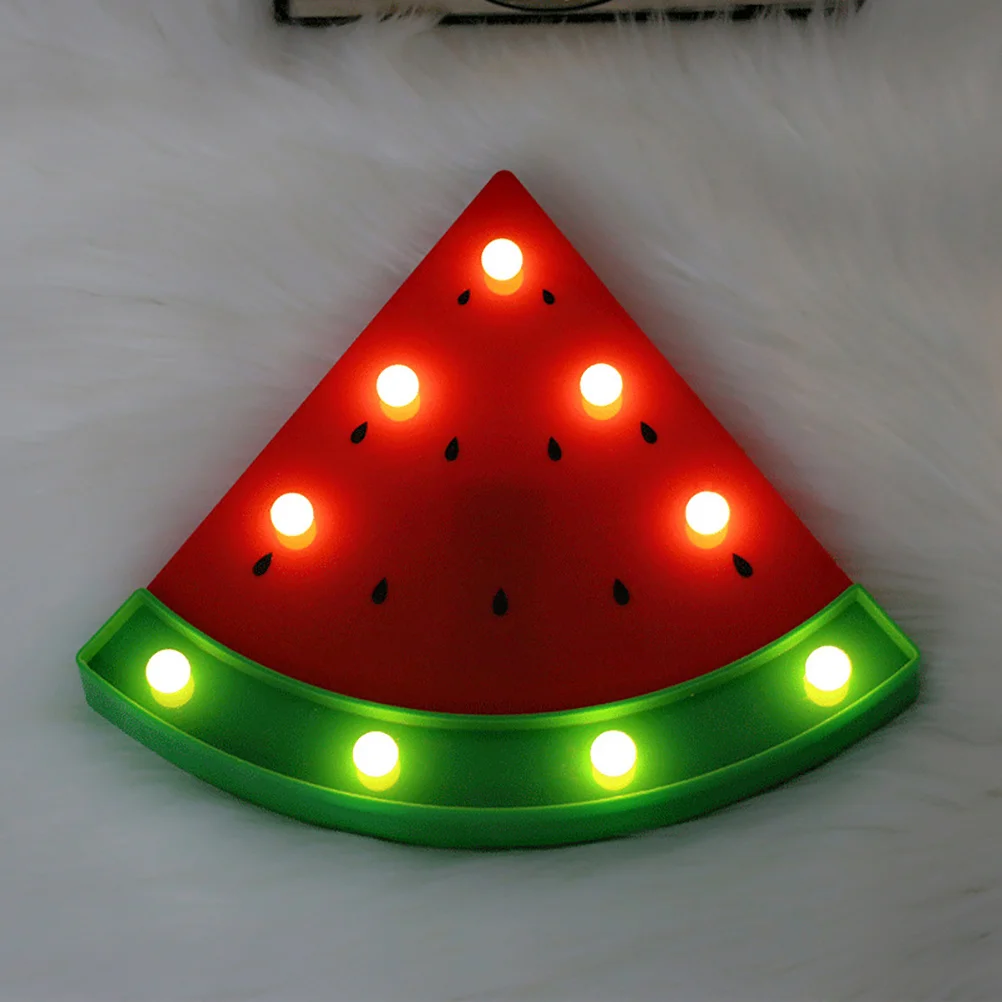 

Led Watermelon Night Light Operated For Bedroom Home Decor Watermelon Shaped Desk Lamp Small Night Light