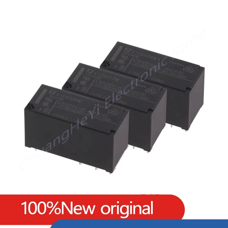 Original New Relay FTR- K1AK005T K1AK012T K1AK024T 5V 12V 24V DC K1CK005W K1CK012W K1CK024W 16A 6PIN/8PIN Relay