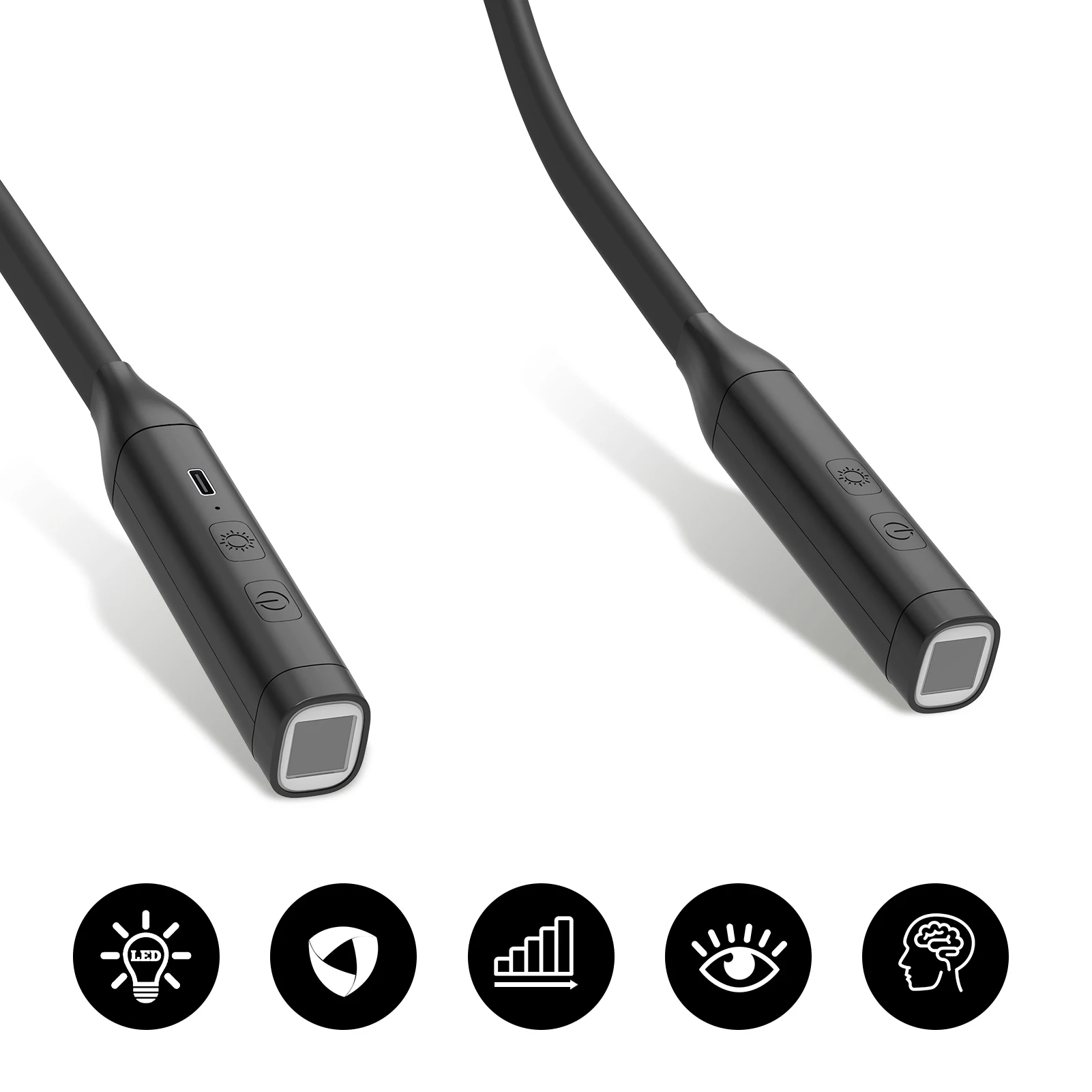 

Настольная лампа для чтения на шею, с регулируемой яркостью и плавным затемнением, 3 цвета