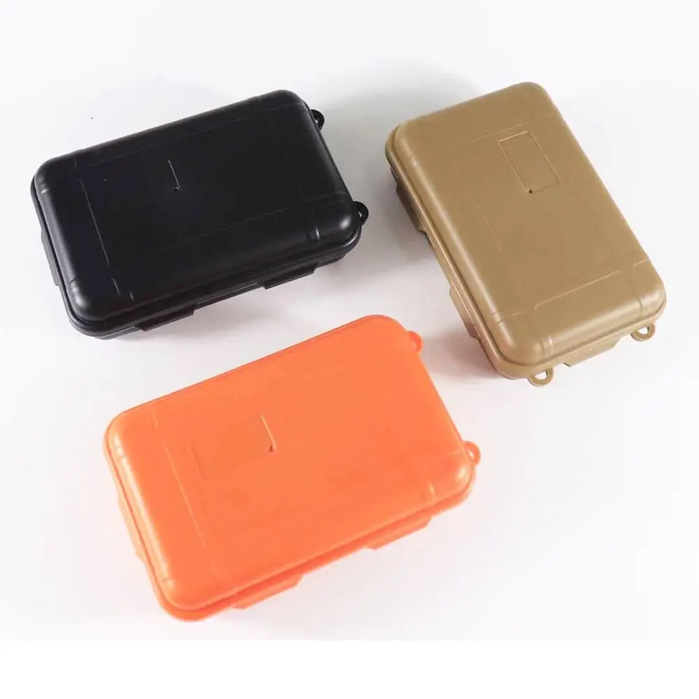 1Pcs New S/M/L Size Travel Storage Box Outdoor Plastic Survival Box Waterproof Sealed Camping Container