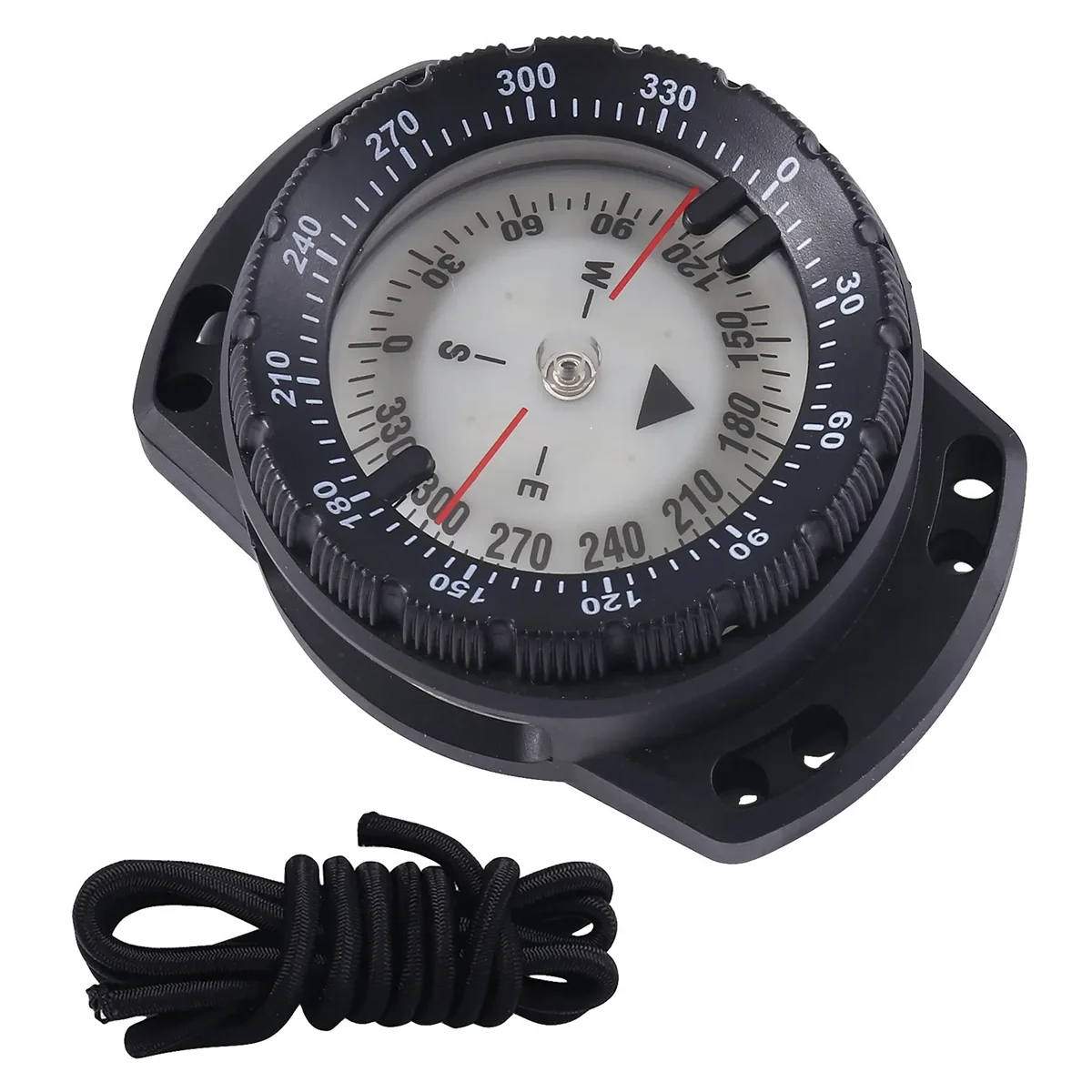 

Strong Magnetic 50M Waterproof Scuba Diving Compass Elastic Rope Diver Underwater Direction Watch Equipment Accessory