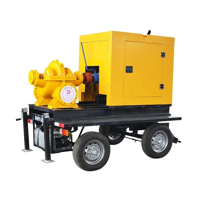 High quality High Pressure Water Pump Double Entry Centrifugal Pump Diesel Irrigation Water Pump automatic