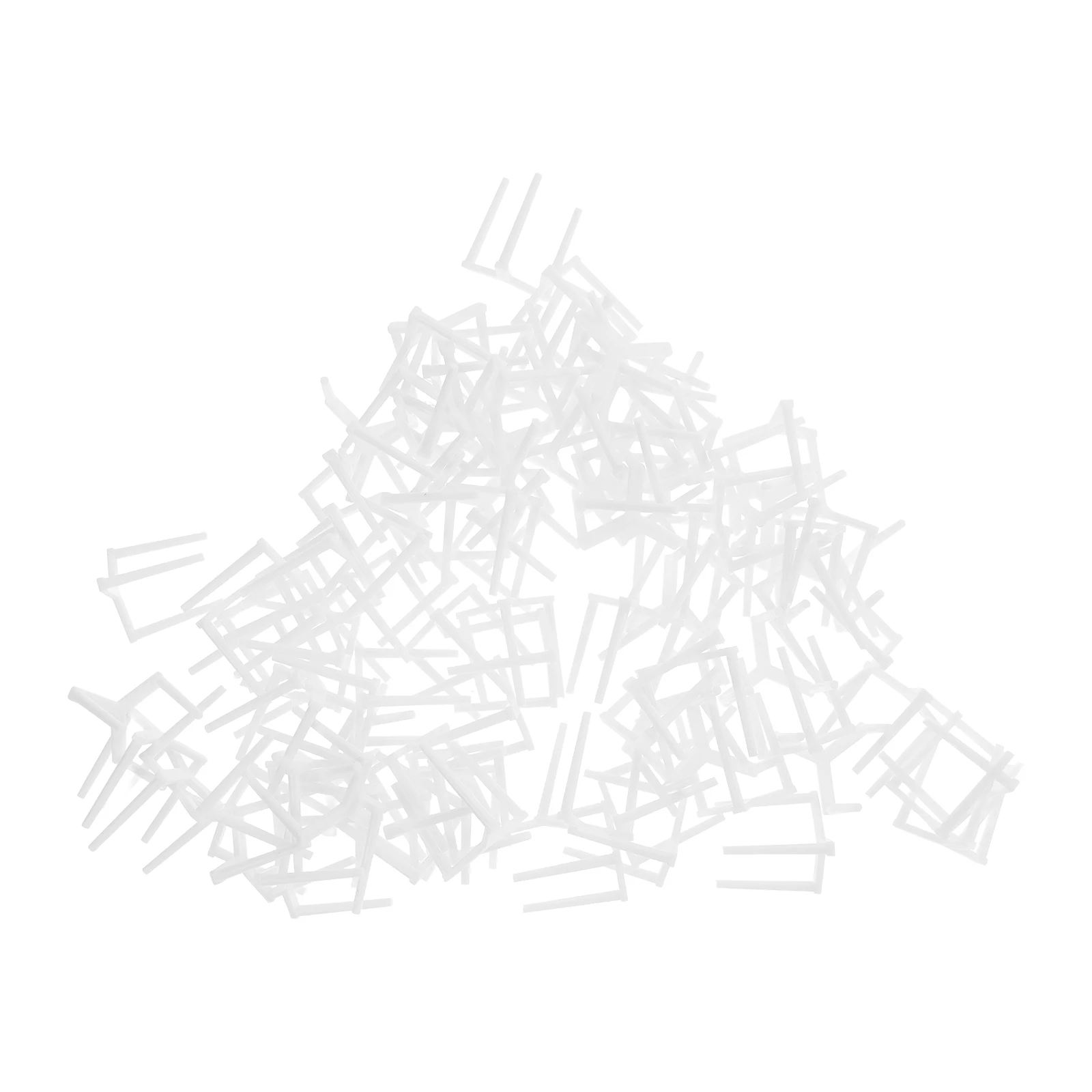 

100pcs Anti-Stick Food Stand Pizza Holder Bracket Boards Plastic Baking Supply Triangular Support Nonstick for Transport