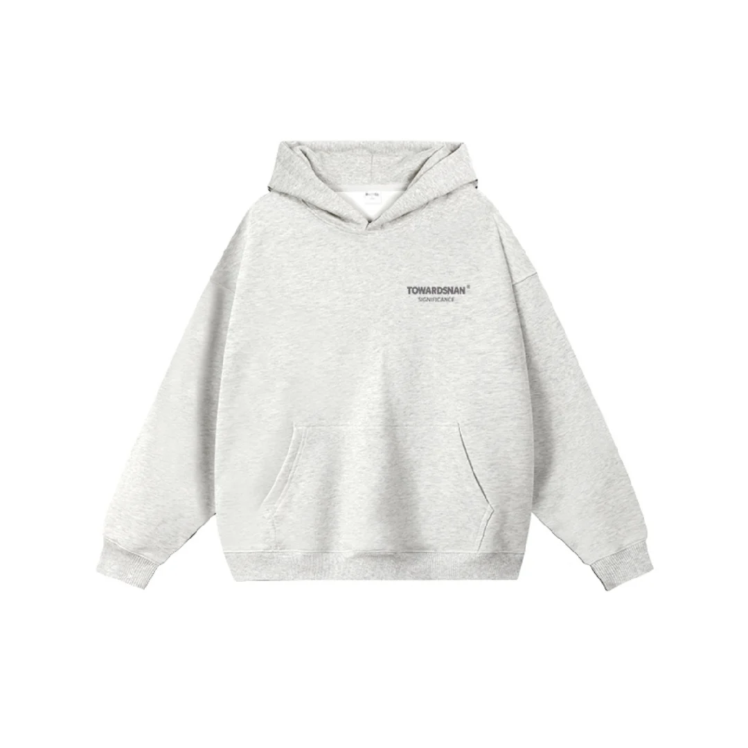 Простая толстовка с буквенным рисунком из чистого хлопка, весна и осень, роскошная нишевая брендовая модная универсальная мужская и женская толстовка Y2K