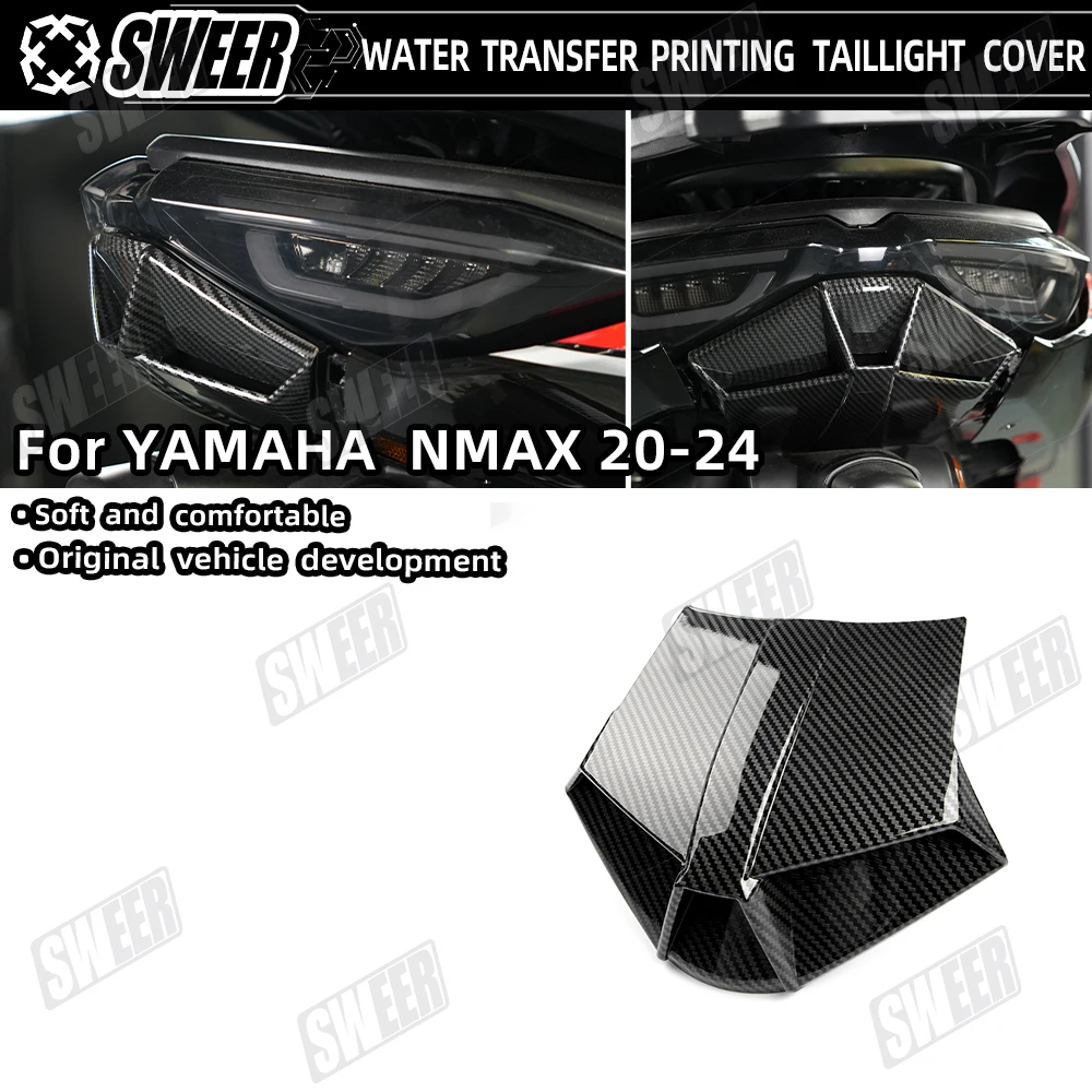 

Motorcycle Rear Tail Light Undercover Suitable For Yamaha Nmax155 Nmax125 2020-2024 Modified Lamp Cover Protection Decorative