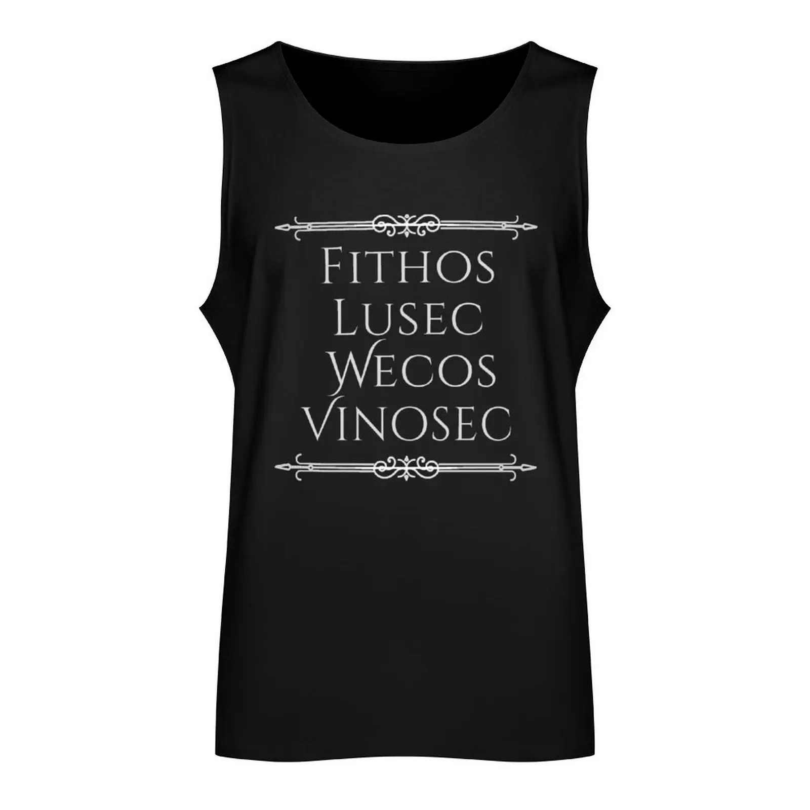 Fithos Lusec Wecos Vinosec Tank Top Top summer Men gym sportswear Men's t-shirt