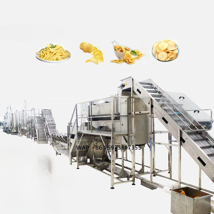 Snack Food Full Automatic Baked Potato Chips Production Line Making Machine