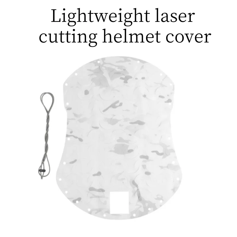 Tactical fast helmet cover, lightweight laser cutting, Geely suit camouflage, biomimetic helmet cover, widely applicable