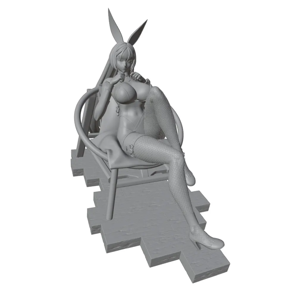 75mm --250mm  Minamoto Resin Model Kits GK Miniature 3D Printed Gray Model Figurine DIY Doll Model Unassembled And Unpainted