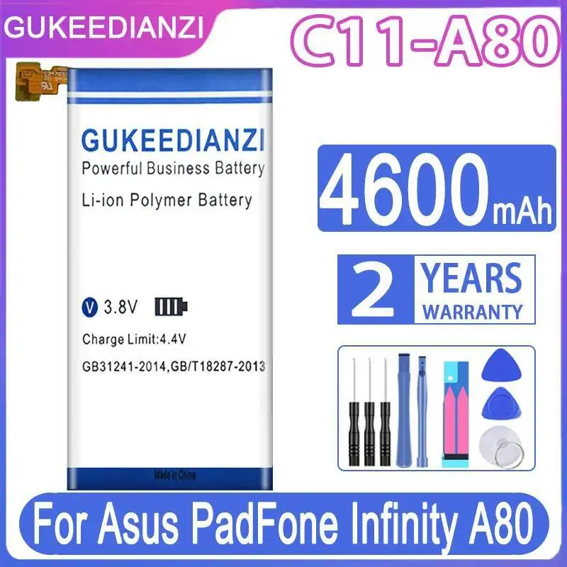 

4600Mah Tablet Battery C11-A80 Fast Charging Reliable Replacement For Asus Padfone Infinity A80