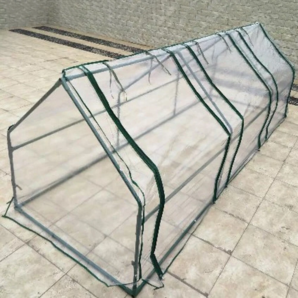 With Cover Provide Outdoor Cover Flower Bed Galvanized Garden Bed Galvanized+PVC Garden Greenhouse For Raised Bed