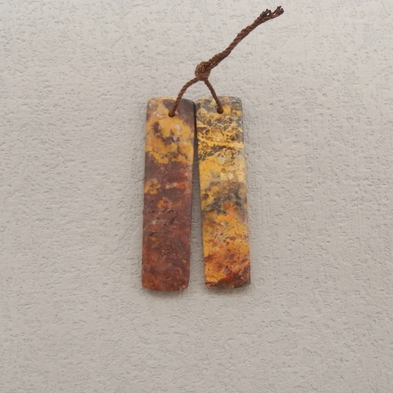 

Women's Natural Chohua Jasper Earring Beads Fashion Jewelry Accessories 40x10x3mm 5.2g