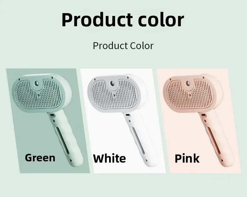 Pet Clean Steam Spray Dog Grooming Brush Unique Steam Brush For Dogs Luxury Grooming Brush Dog Steam Brush C