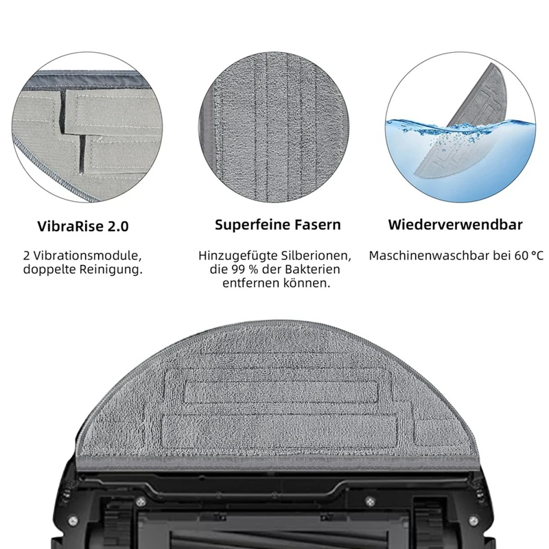Roborock-Ultra Robot Vacuum, Dupla Escova Principal, Escova Lateral, Filtro Hepa, Mop Panos, Saco De Pó, Acessórios De Substituição, S8 Pro