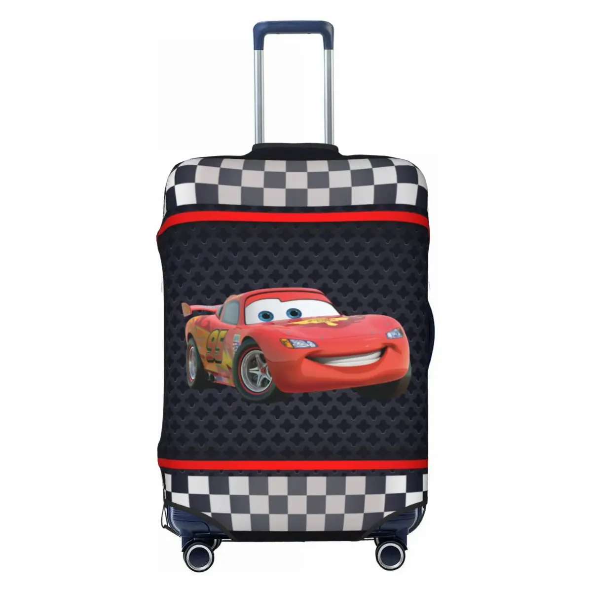 Cartoon Pixar Cars Travel Luggage Cover Washable Suitcase Cover Protector Fit 18-32 Inch