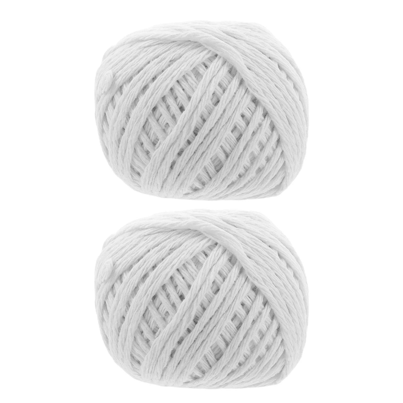 2 Rolls Meat Trussing Twine Food Safe Cotton Cooking Twine Kitchen String for Roasting Turkey Sausage Preparation