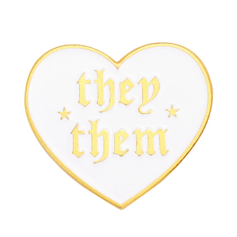 My Pronouns Enamel Pins, Inclusive Gift Set