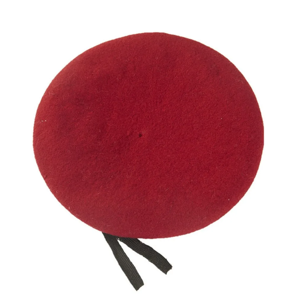 High Quality Unisex Uniform Cap Women Men Wool Bere French Style Soldier Hat