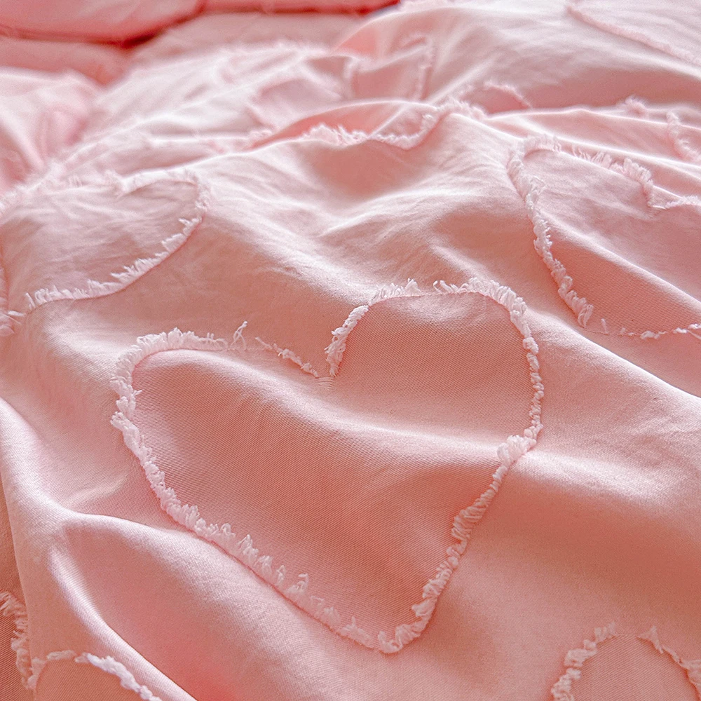Duvet Cover Bedding Set Twin Full Queen King Size 135x200 Nordic Quilt Cover 240x220 Double Single Heart Bed Linen 200x200 view 6