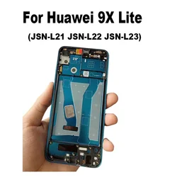 New Middle Frame For Huawei Honor 9X Lite Front Bezel Cover Metal Chassis Housing Back Plate LCD Holder JSN-L21 JSN-L22 JSN-L23