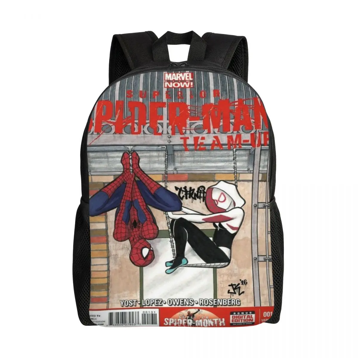 

Marvel Spider-Man Backpack, Women's Oxford Cloth Backpack, Men's School Bag, Travel Backpack, Laptop Backpack
