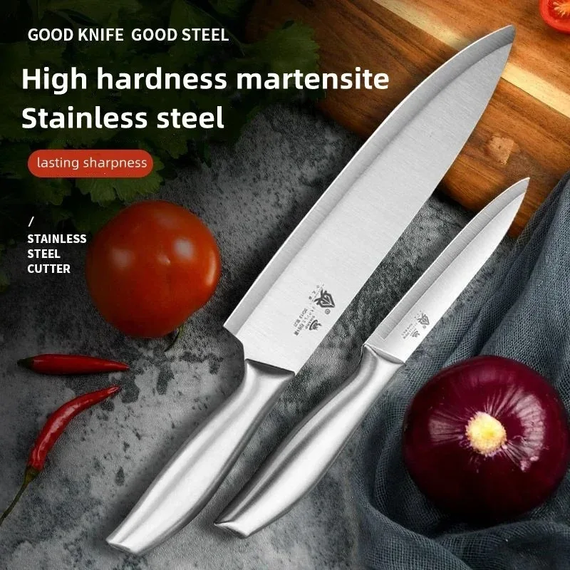 Stainless steel fruit knife household sharp cut fruit peeler kitchen knife chef special portable knife KR9195