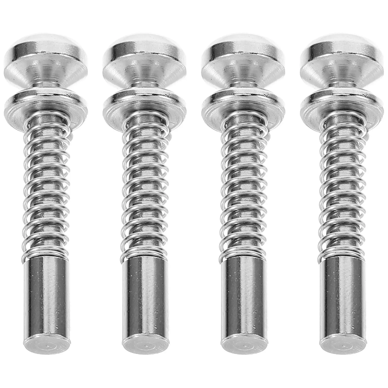 

4 Pcs Baby Bed Latches Spring Loaded Pins Crib Window Screen Plunger Gates Iron Caps Storage Door Adjustments Durable Use