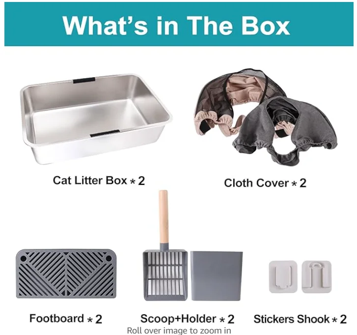 Best Litter Box Toilet Cat XXL Cat Litter Box a view 6