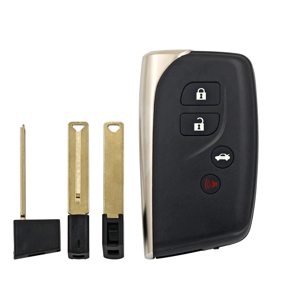 Ecusells 3+1 Button Smart Keyless Go Remote Key FSK 314.3MHz 4D Chip for Lexus LS460 LS600h FCC ID: HYQ14ACX TOY12 271451-5290