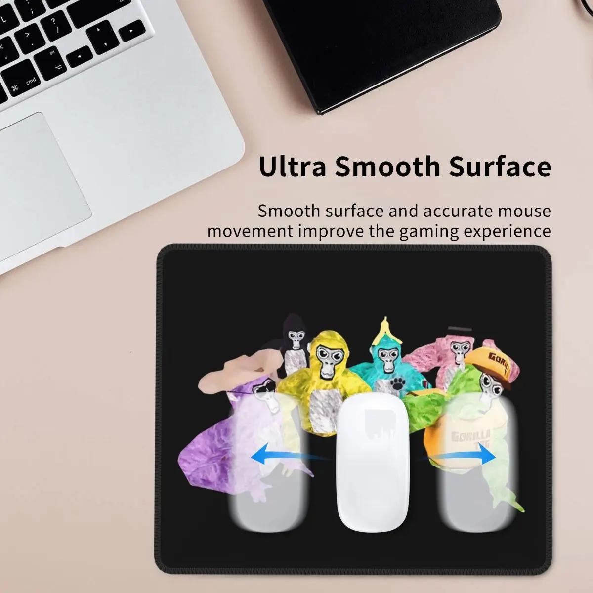 

Gorilla Tag Monkey Mouse Pad Computer Keyboard Mouse Mat Gaming PC Laptop Desk Mat Office Accessories Table Mats