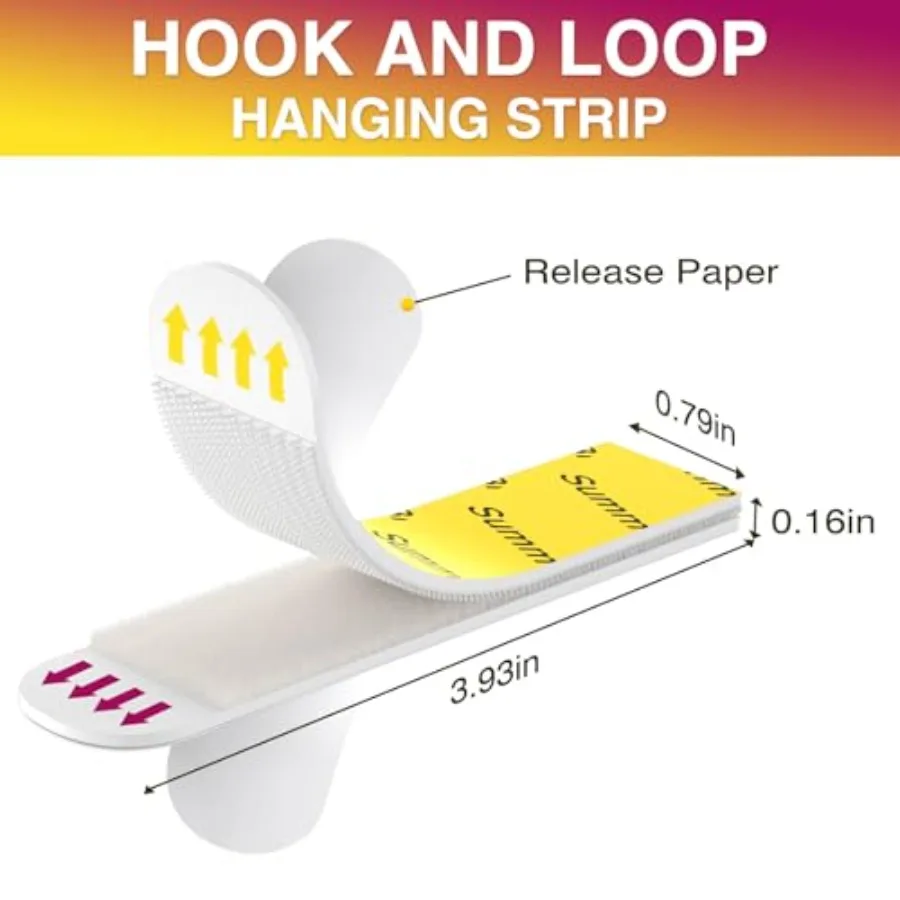Picture Hanging Strips Heavy Duty XL 18 Pairs/Strips, Damage Free Hanging Picture Hangers, Removable Adhesive Hook and Loop Wal