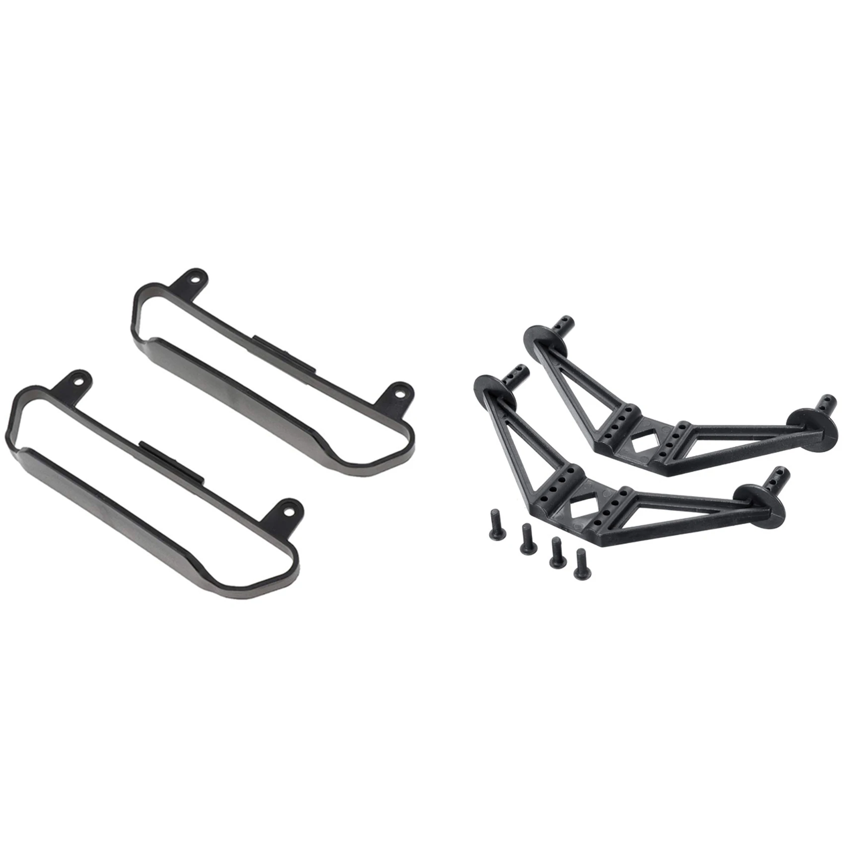 

X18A-2 шт. 1/10 шасси радиоуправляемого автомобиля, боковая планка, слайдер для боковой ступени и 2 шт., кронштейн для крепления на корпусе EA1016