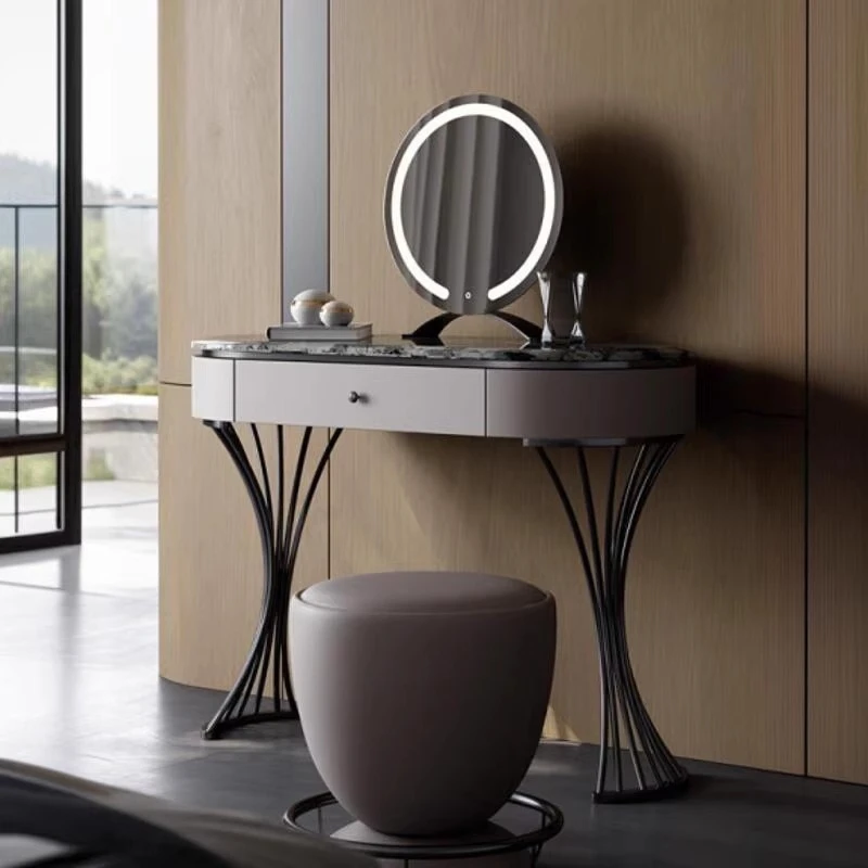 Light Luxury Makeup Table Dresser Bedroom Simple Modern Premium Marble