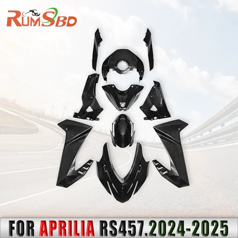 

Motorbike Accessories Fairings Injection Bodywork Frame Protector Kit Unpainted Cover Black ForFor Aprilia RS457 2024 2025