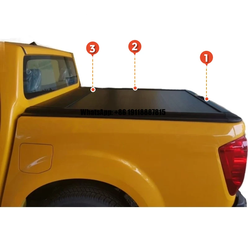 

Retractable Aluminum Tonneau Cover Pickup Truck Cover for Great Wall Poer Wingle7 Wingle 3 for honda Ridgelin Ram 1500
