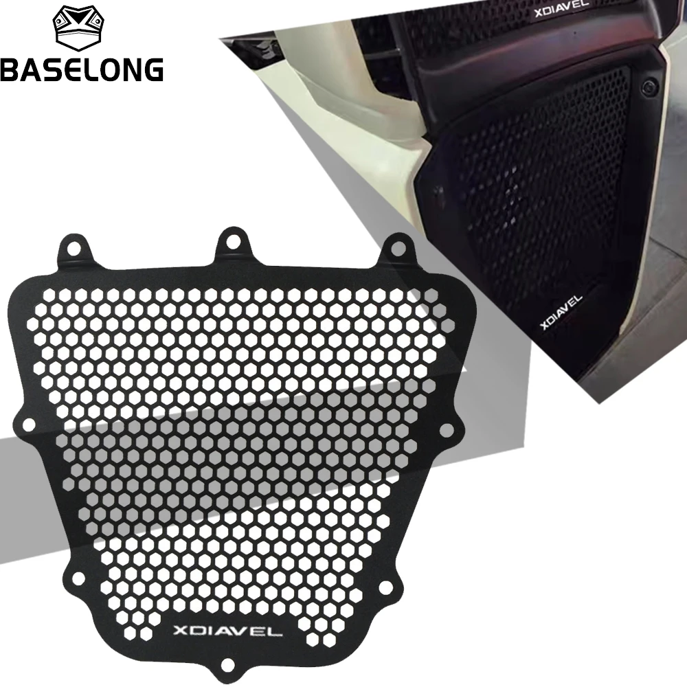 

Motorcycle Oil Cooler Grill Radiator Grille Guard Cover For Ducati XDiavel X DIAVEL 2016-2017-2018-2019-2020-2021-2022-2023-2024