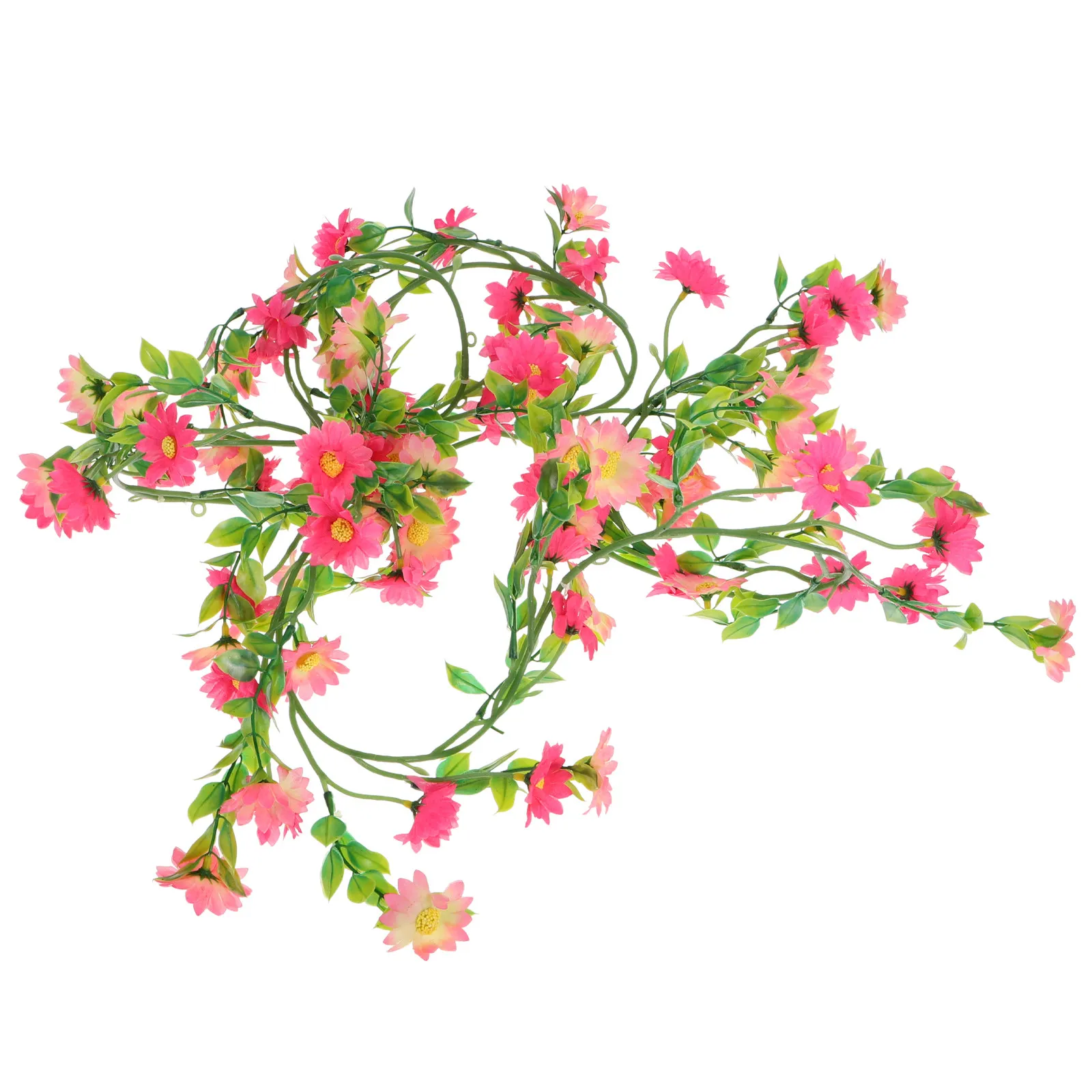 Artificial Daisy Flower Vine High Realism Silk Fake Flowers Hanging Decor for Wedding Arch Party Home Garden Spring Summer