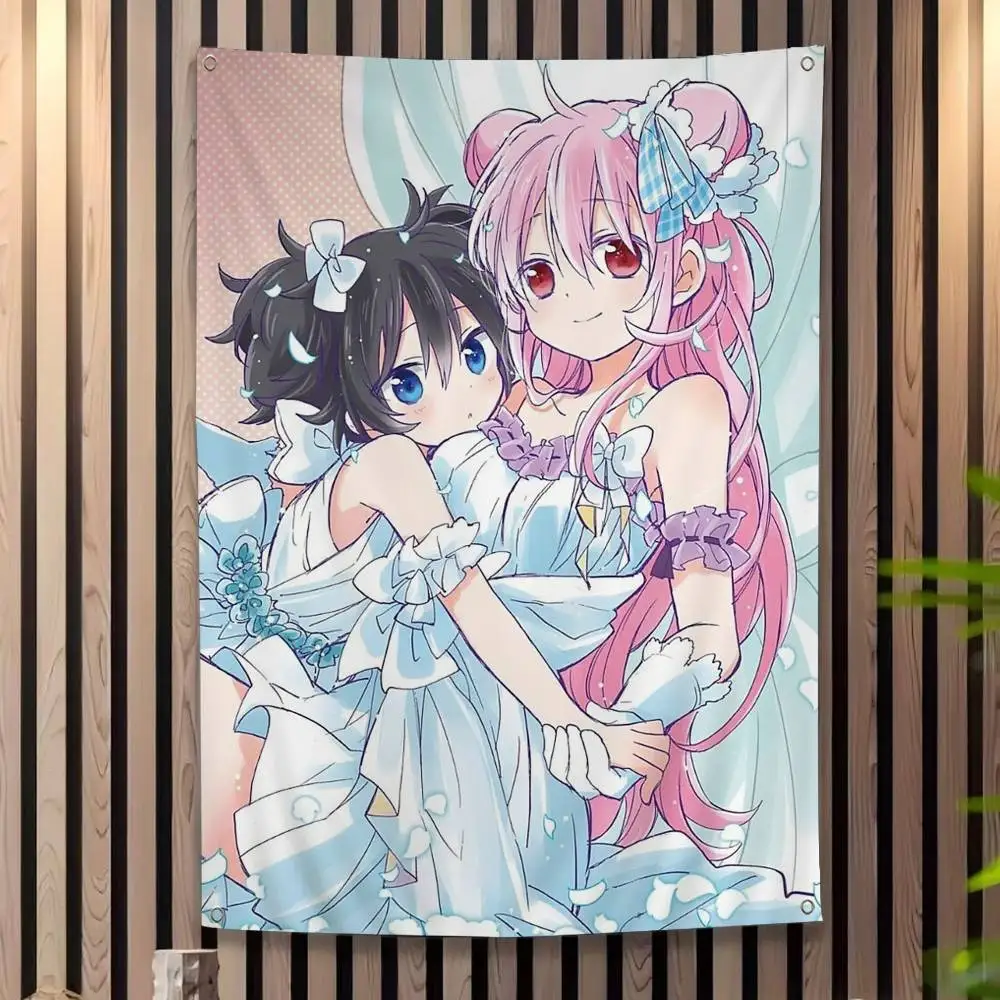 Happy Sugar Life Anime Anime Chart Flag For Living Room Home Dorm Decor Art Home Decor Banner