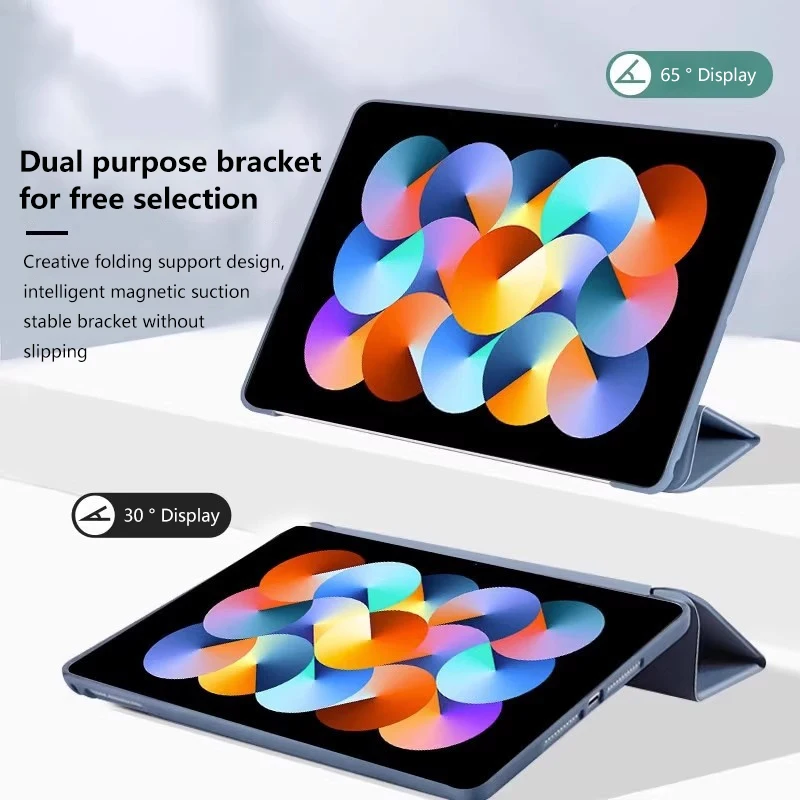 Colorful Foldable Tablet Protective Case For Redmi Pad SE 11 Inch Protector With Holder Stand Bracket For Redmi Pad SE 11 Shell