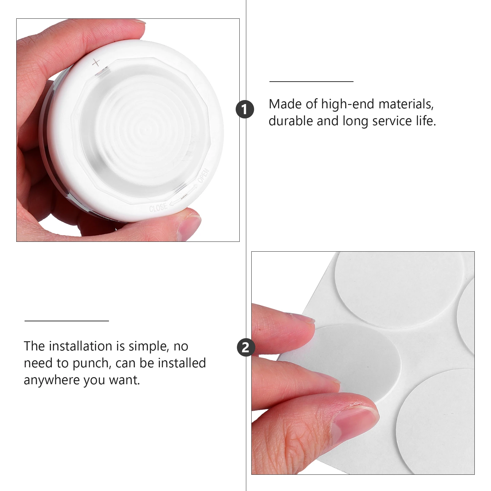 

LED Cabinet Lamp Night Light Desk RGB Atmosphere Distance Control Acrylic Powered Easy Install Durable Threaded