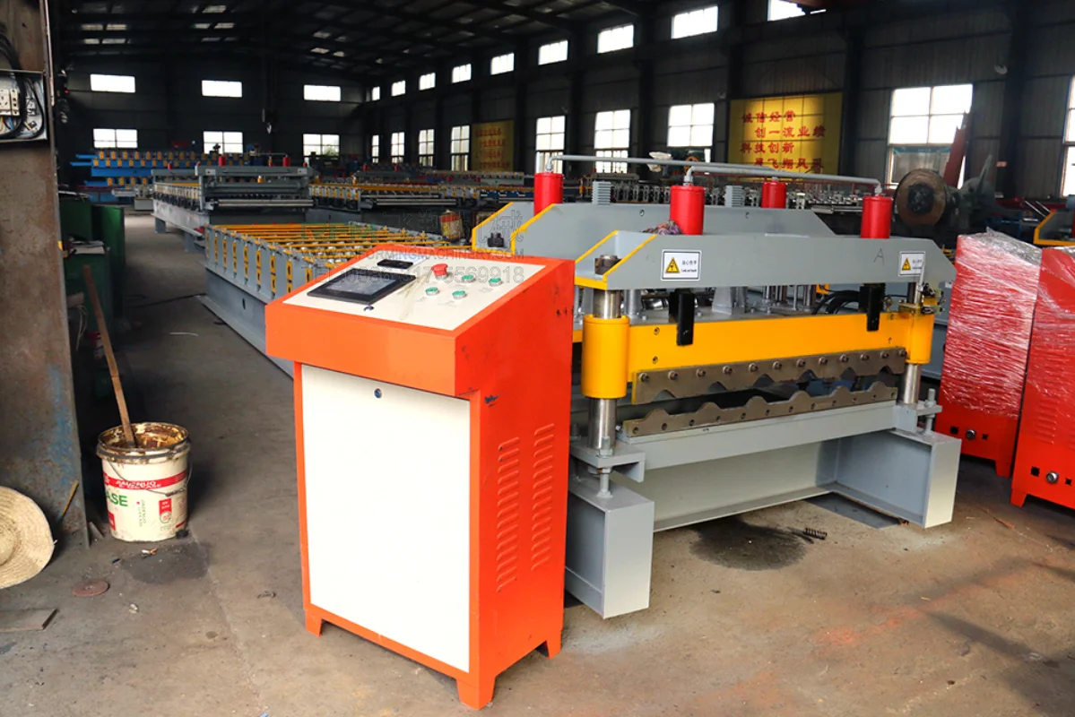 Building Roof Plc Control Roofing Sheet Glazed Roofing Tile Machine FX780 Metal Glazed Sheet Roll Forming Machine Series