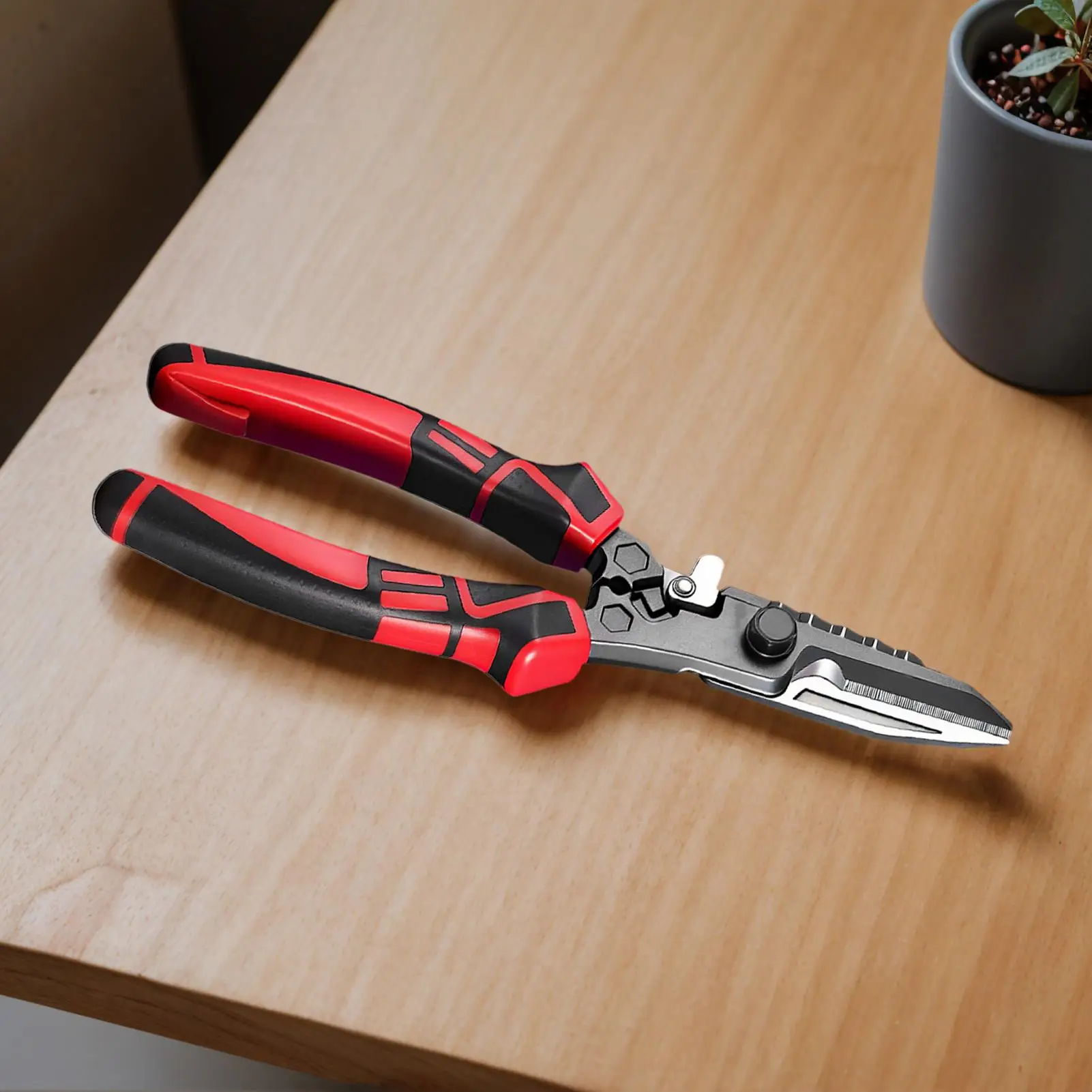 Metal Cutting Scissors Heavy Duty Aviation Cutter Steel Snip For Metal Sheet Tin Stainless Steel Aluminum Copper Wire Industrial