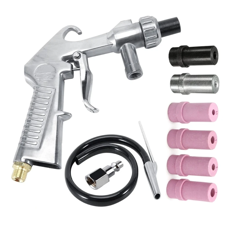 

Sand Blaster Kits Air Sand Blasting Machine with Hose and Ceramic Nozzles