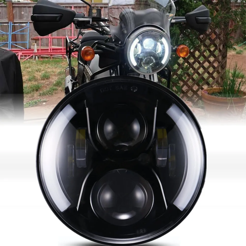 7-дюймовая светодиодная мотоциклетная фара для Touring Ultra Classic Electra Street Glide 7-дюймовая фара подходит для Lada Niva 4X4, аксессуары