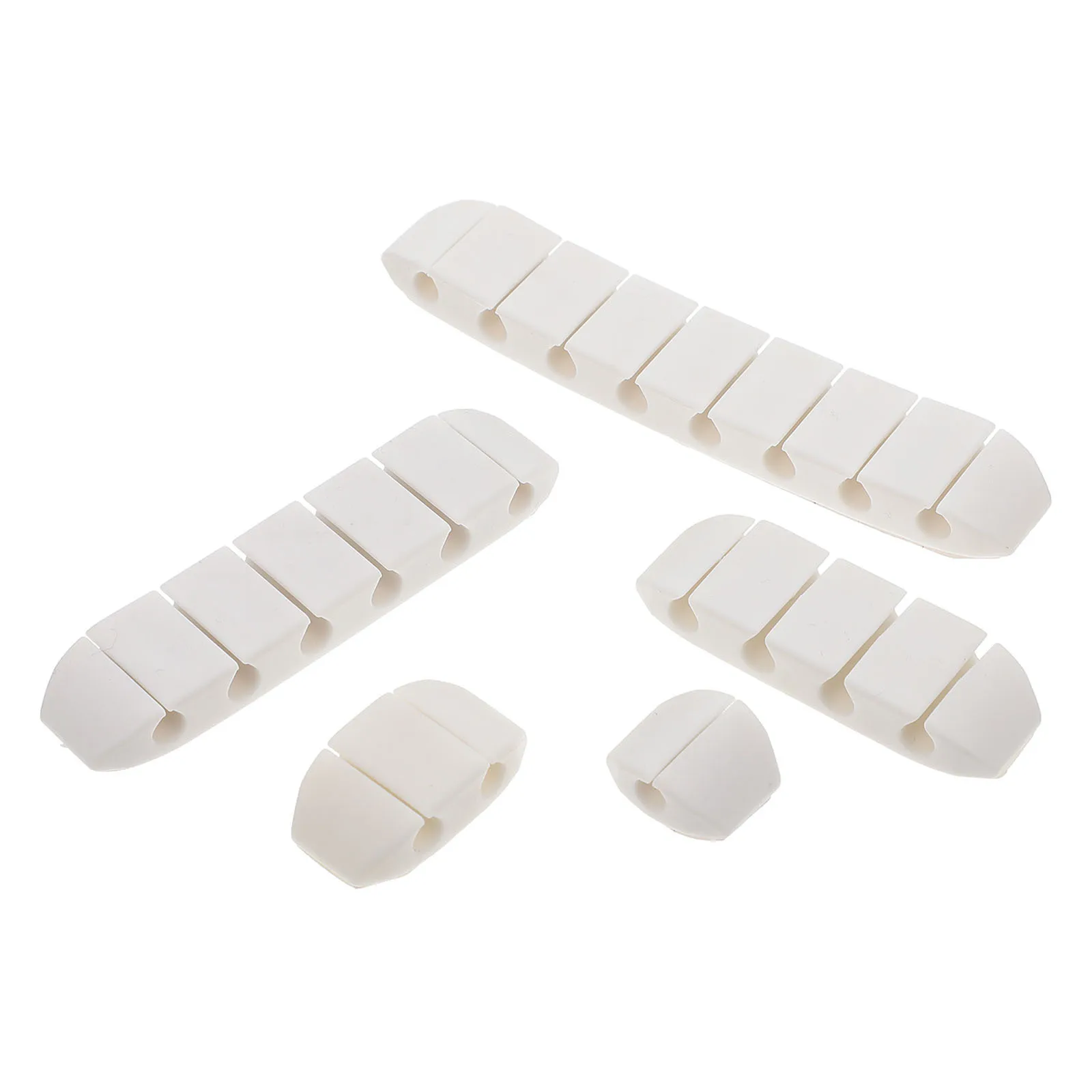 5Pcs Durable Cable Holder Adhesive Organizers Cord Fixing Rack Space Saver Adhesive Cable Organizers Cord Organizer